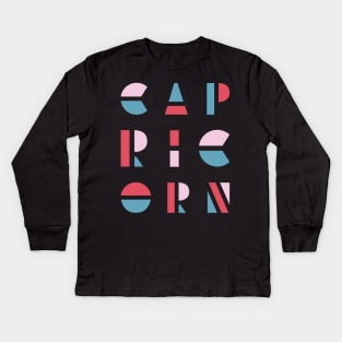 Capricorn Kids Long Sleeve T-Shirt